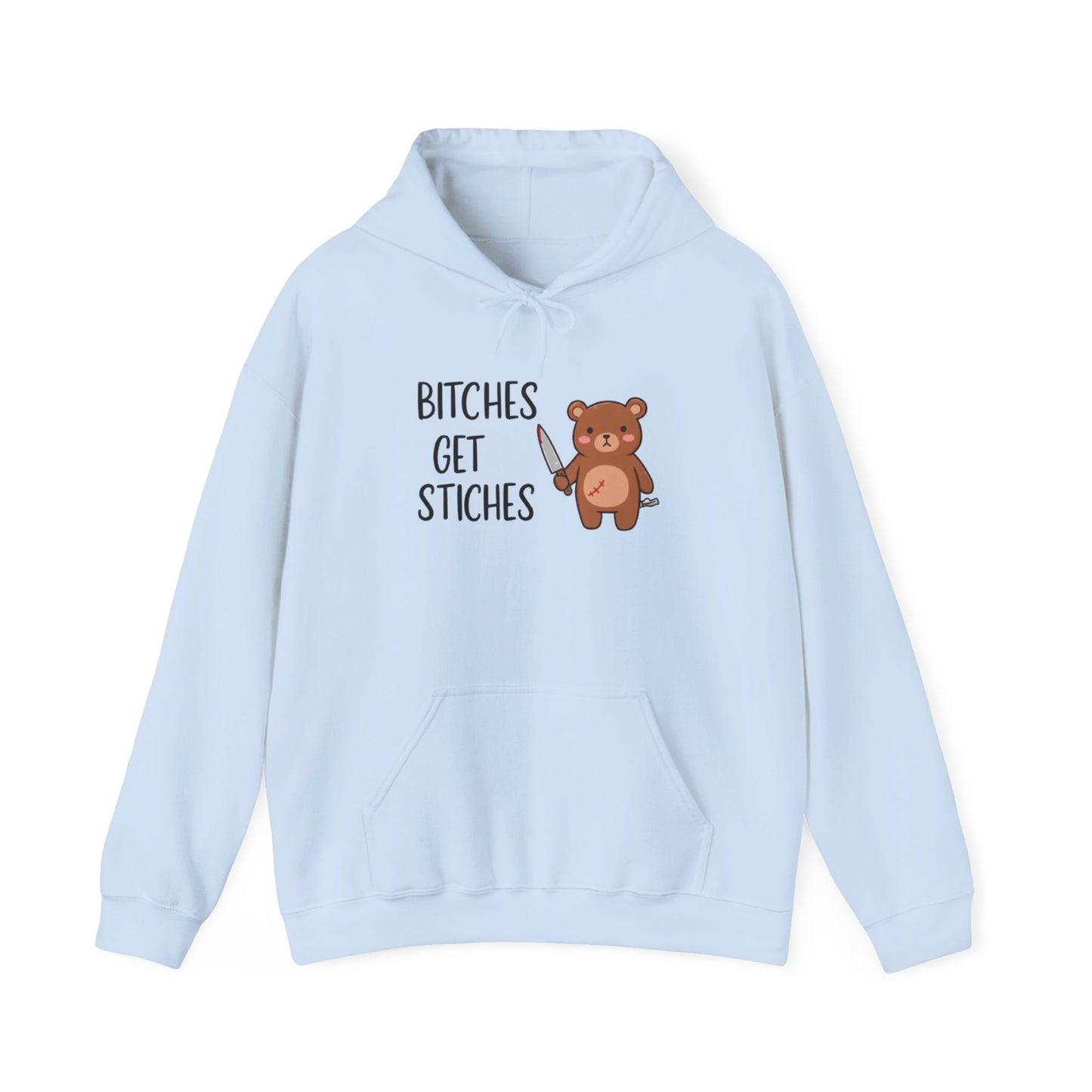 B*ches Get Stiches Classic Hoodie