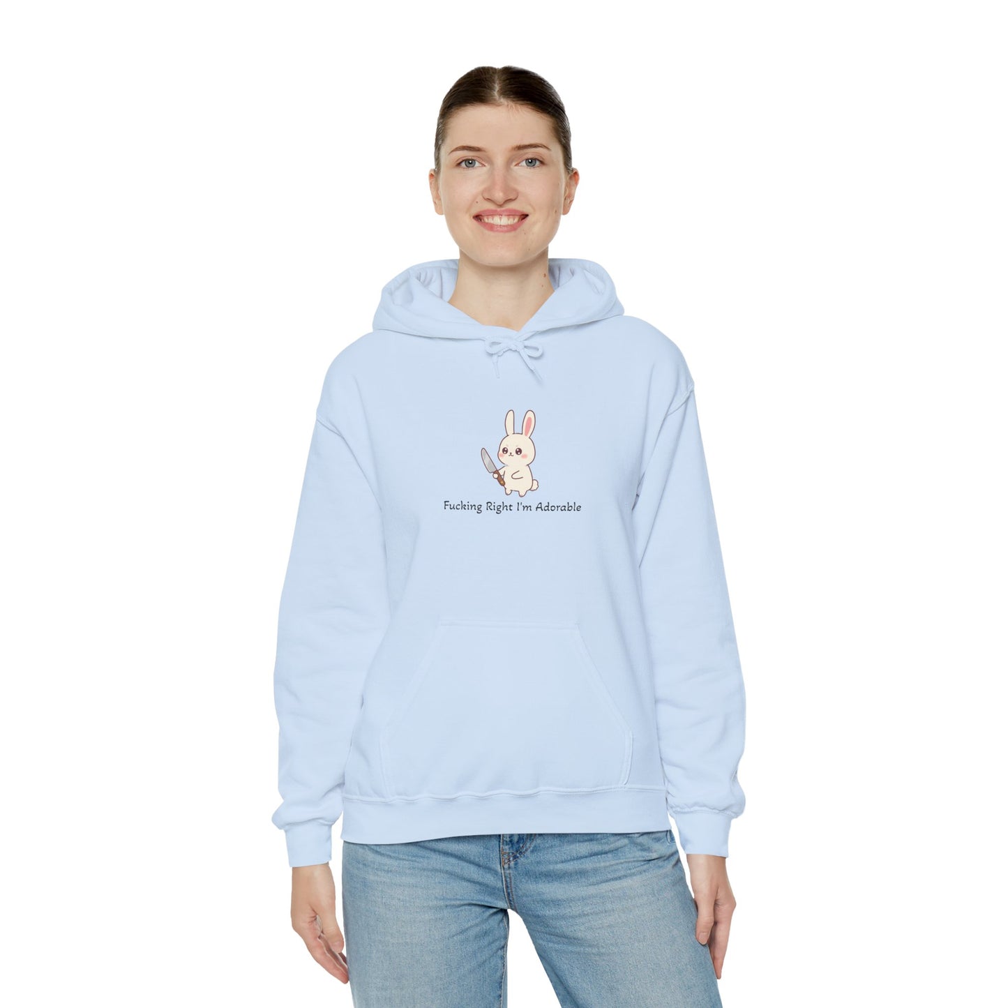 "Fucking Right I'm Adorable" - Classic Hoodie