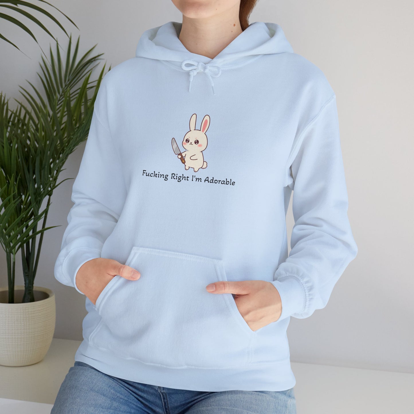 "Fucking Right I'm Adorable" - Classic Hoodie