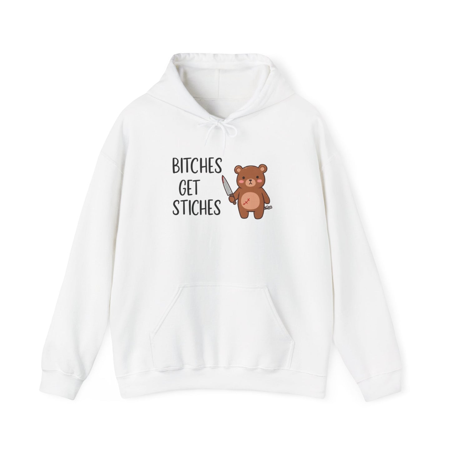 B*ches Get Stiches Classic Hoodie