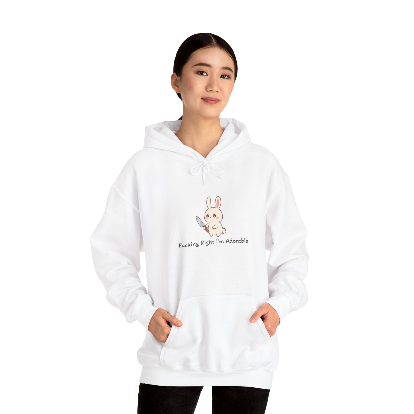 "Fucking Right I'm Adorable" - Classic Hoodie