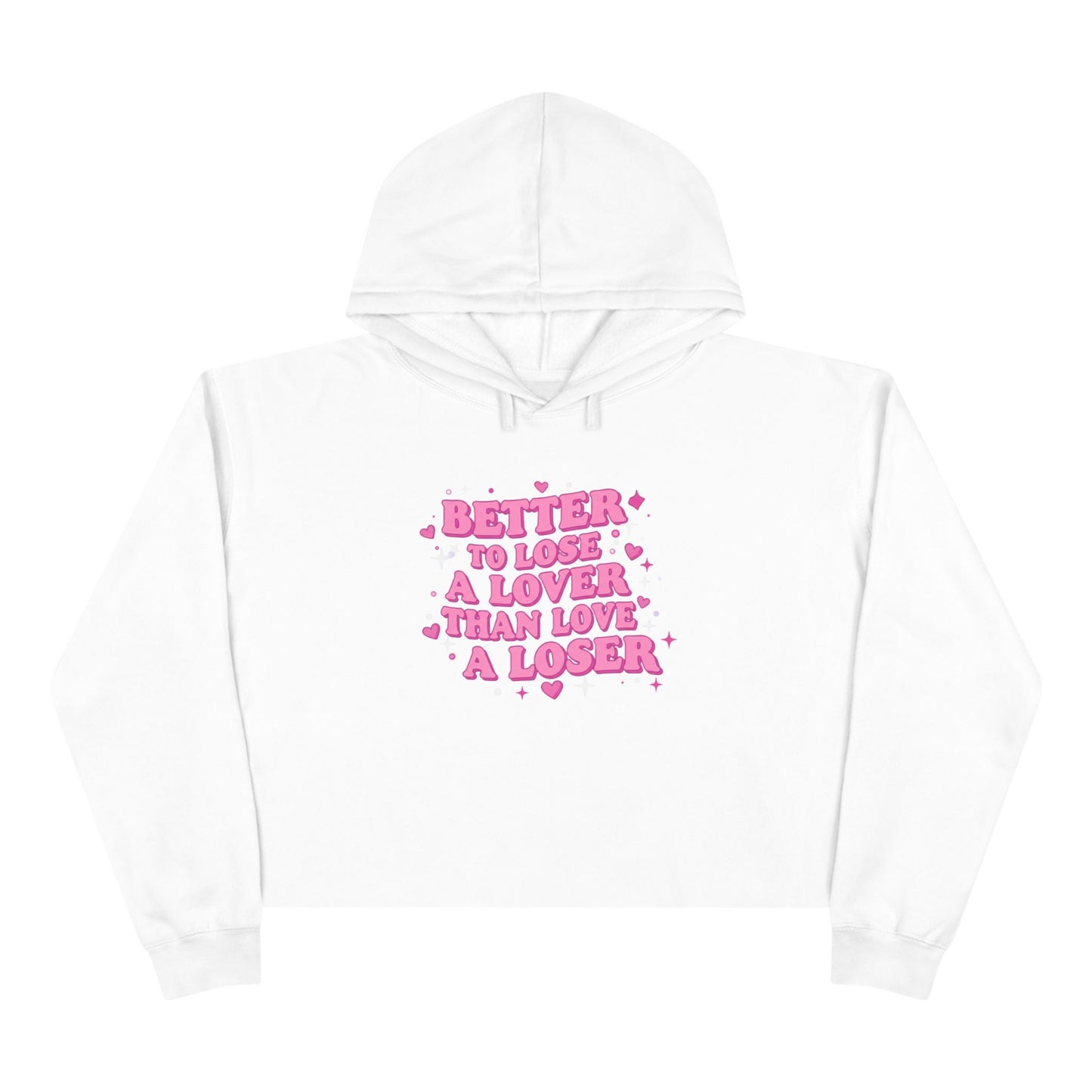 Lose a Loser Crop Hoodie