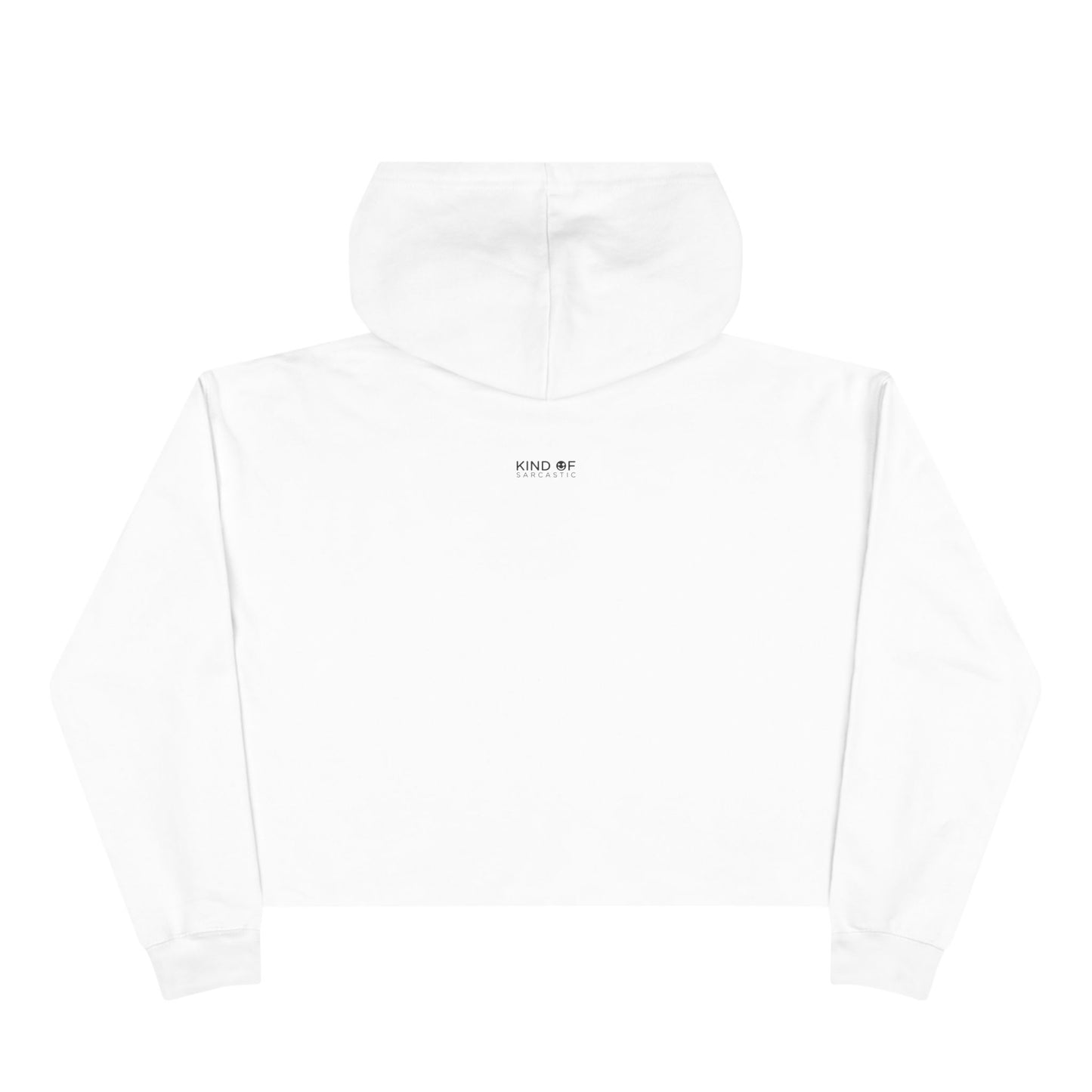 Here to make it Weird Crop Hoodie