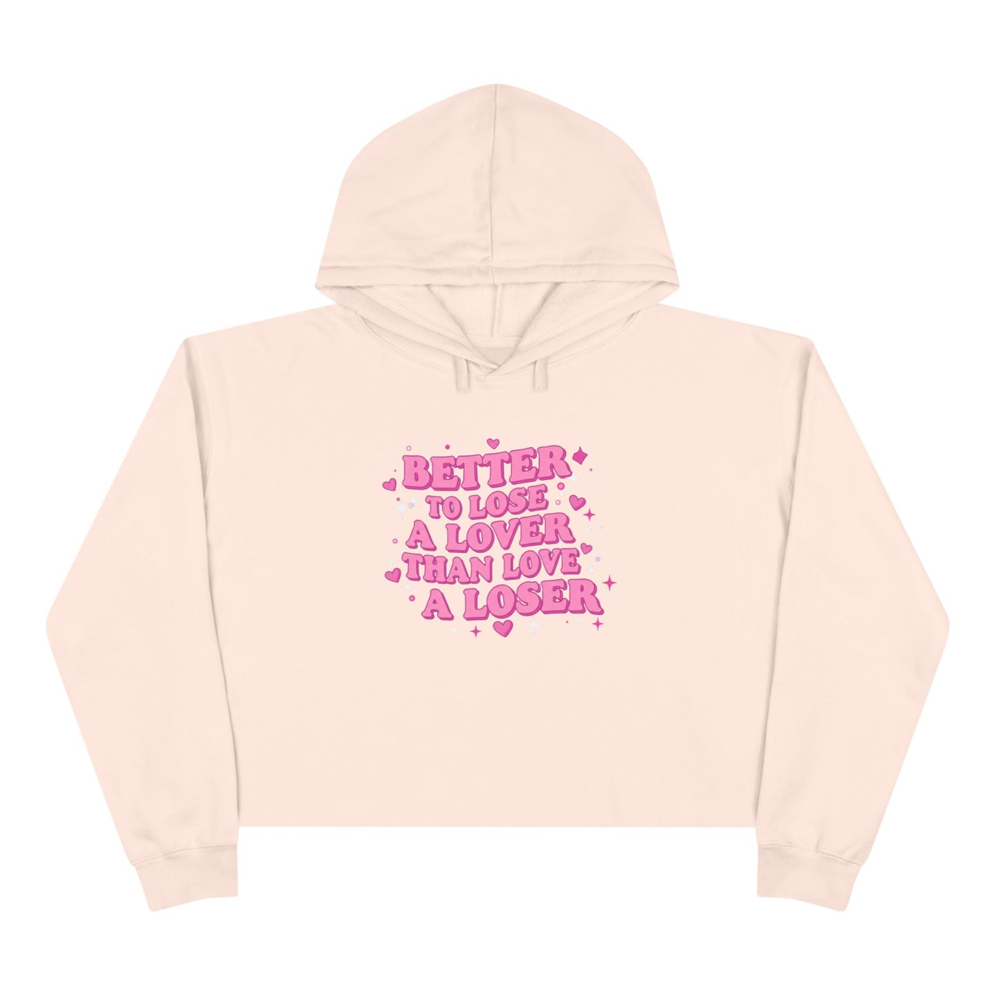 Lose a Loser Crop Hoodie