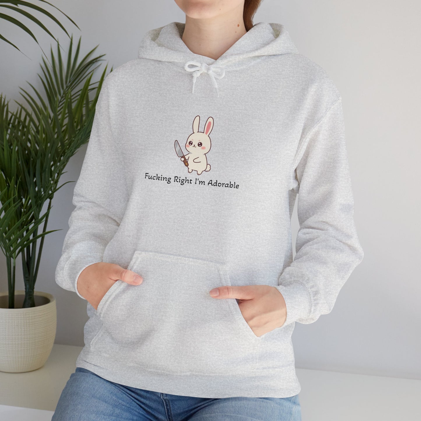 "Fucking Right I'm Adorable" - Classic Hoodie