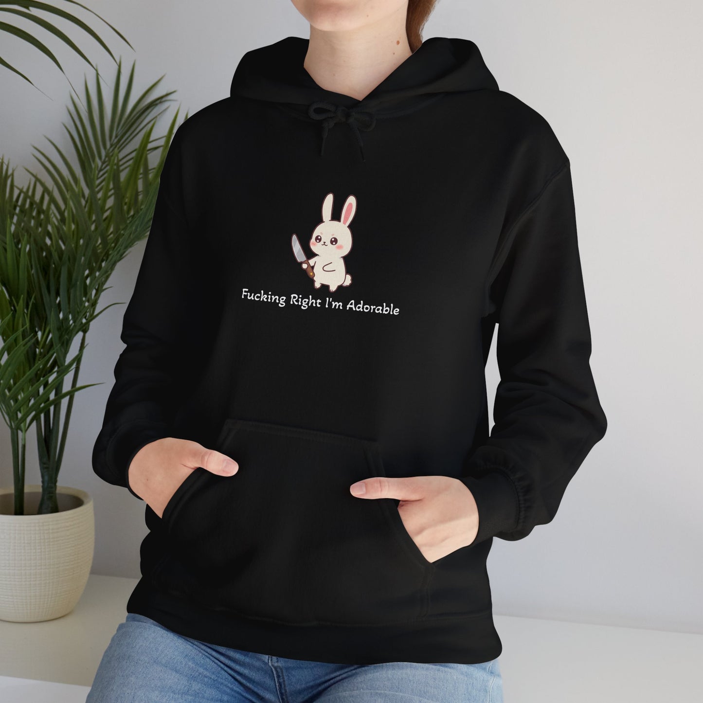 "Fucking Right I'm Adorable" - Classic Hoodie
