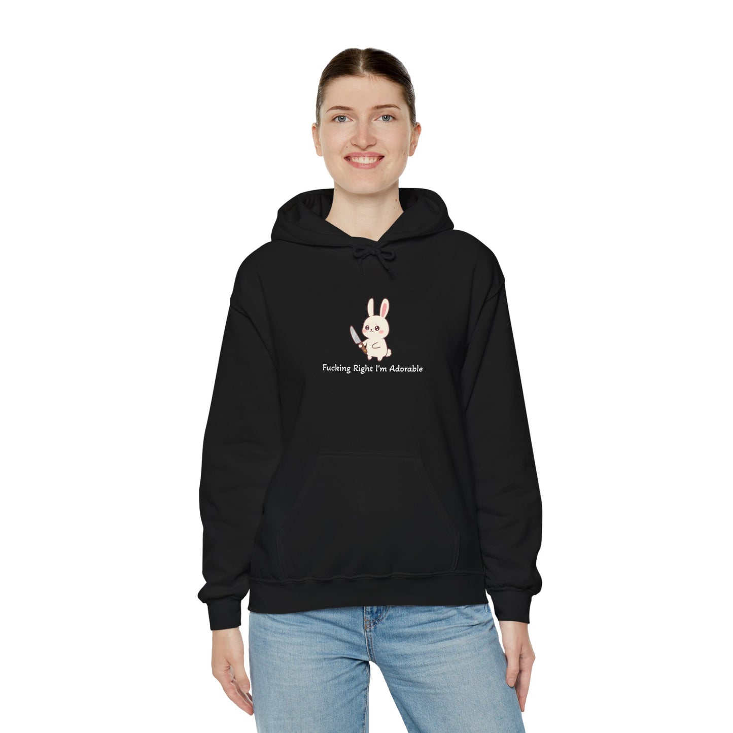 "Fucking Right I'm Adorable" - Classic Hoodie