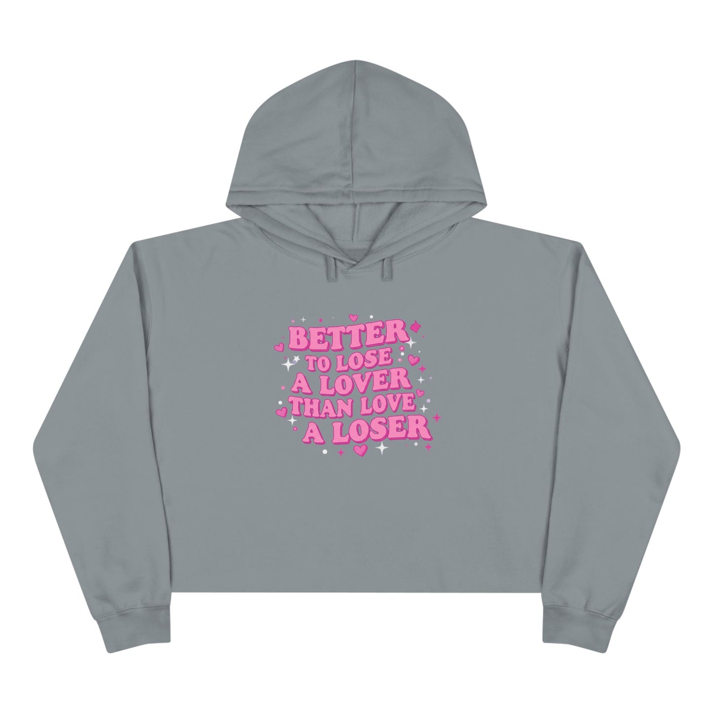 Lose a Loser Crop Hoodie