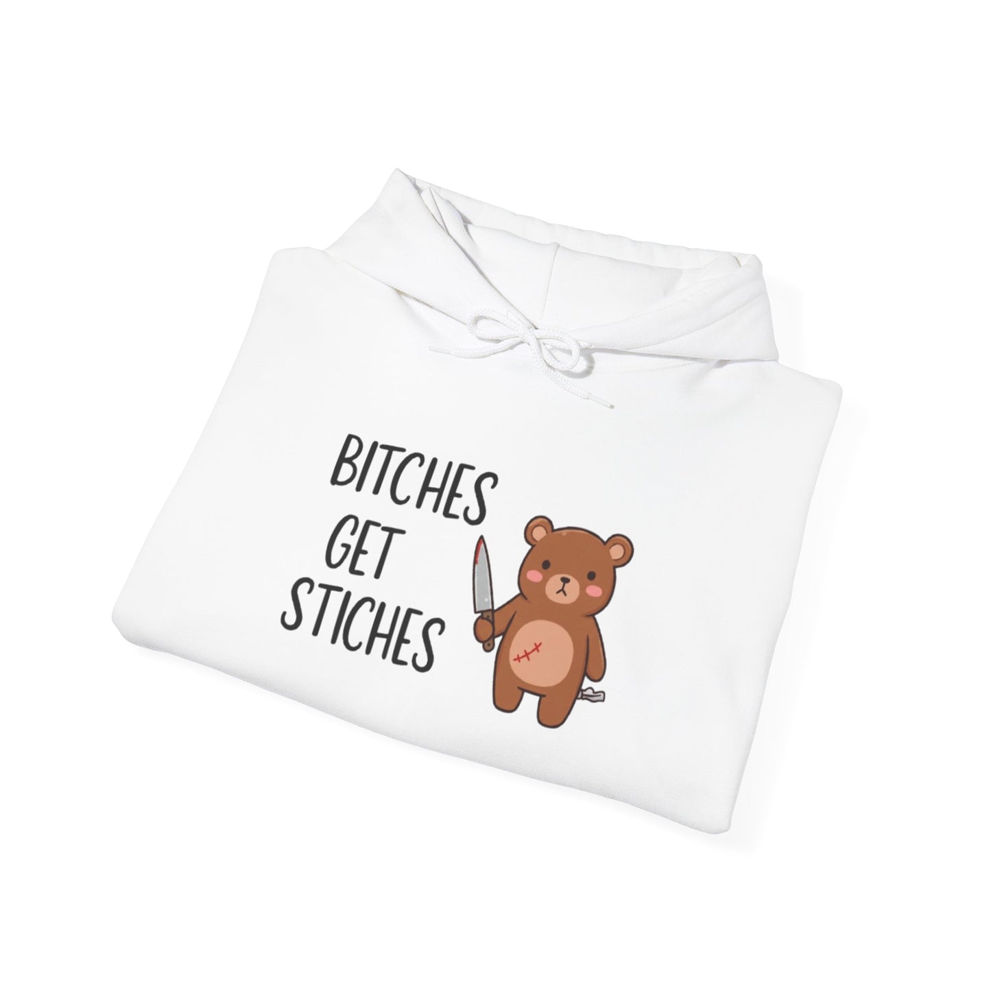 B*ches Get Stiches Classic Hoodie