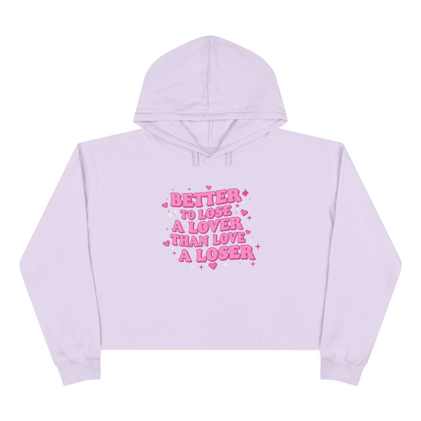Lose a Loser Crop Hoodie