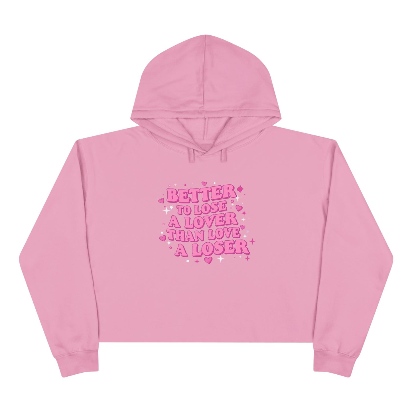 Lose a Loser Crop Hoodie