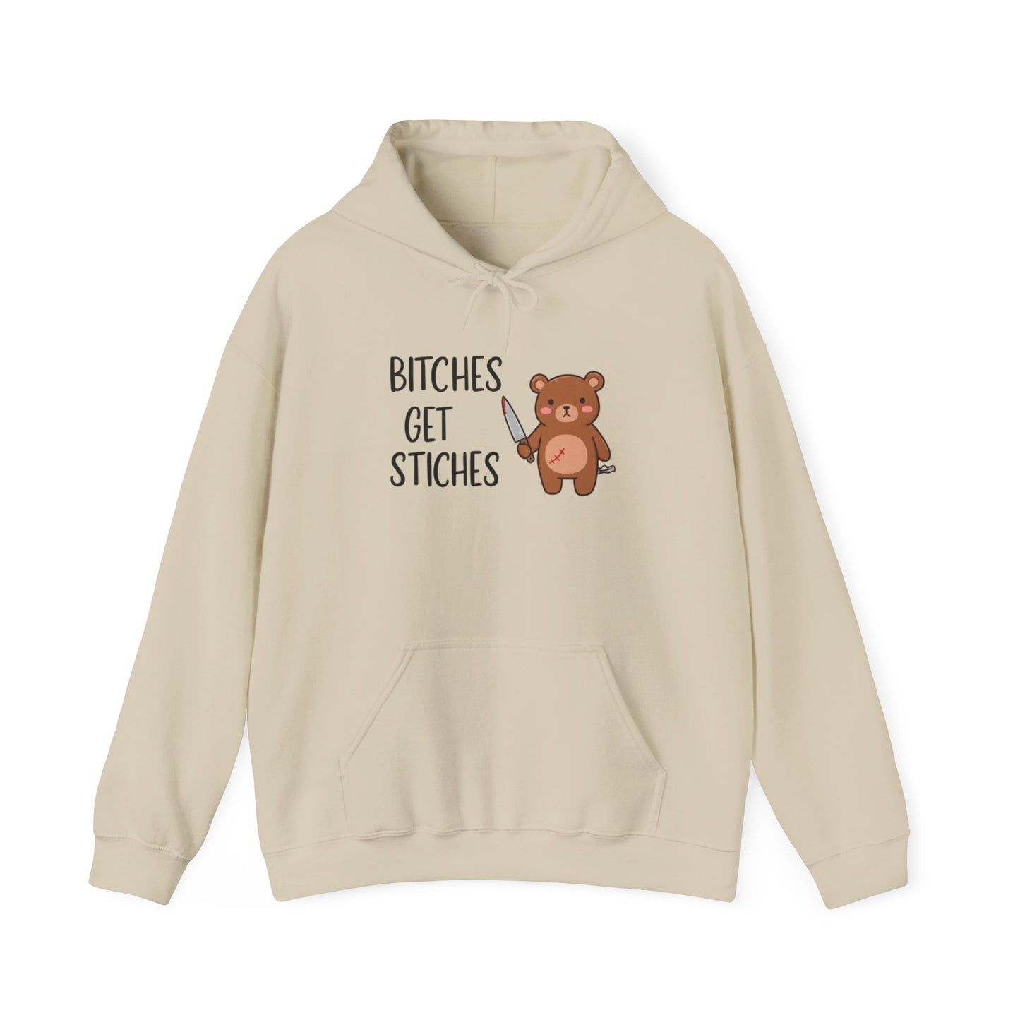 B*ches Get Stiches Classic Hoodie