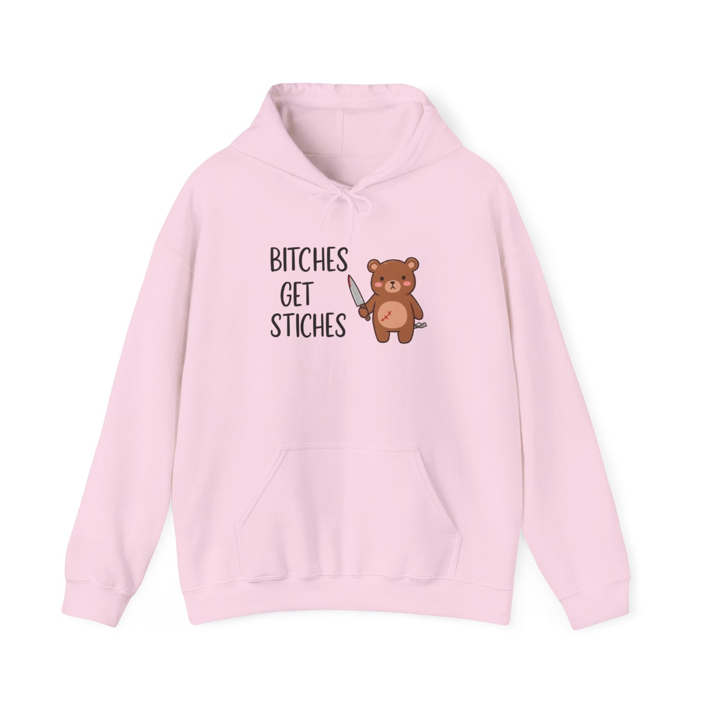 B*ches Get Stiches Classic Hoodie
